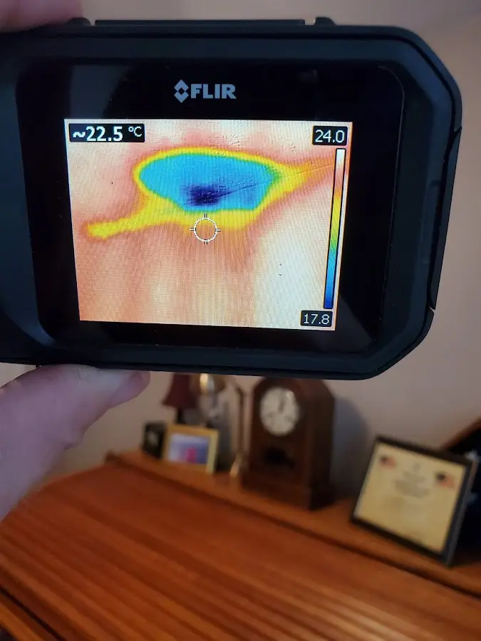 Thermal imaging inspection for water damage in Lewistown